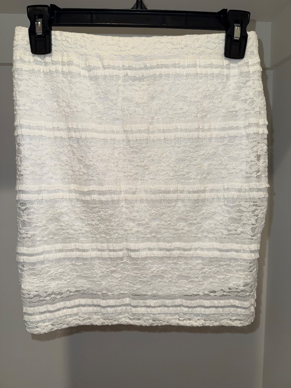 Forever 21 White Lace Mini Skirt Size Small | Romantic Cottagecore Boho